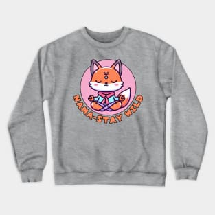 Foxy Yoga instructor Crewneck Sweatshirt